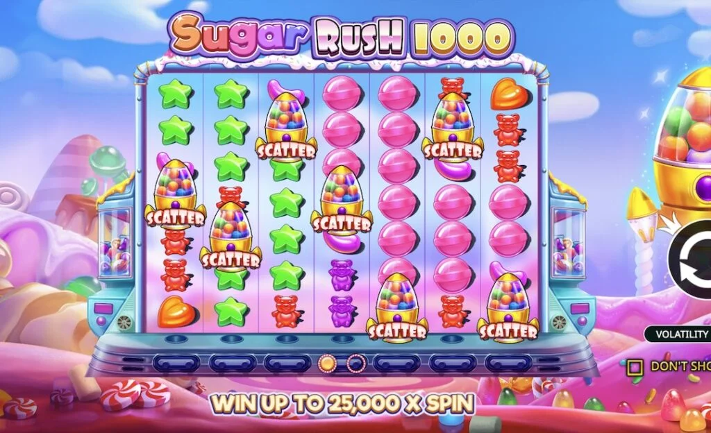 Sugar Rush 1000 Slot Free Spins